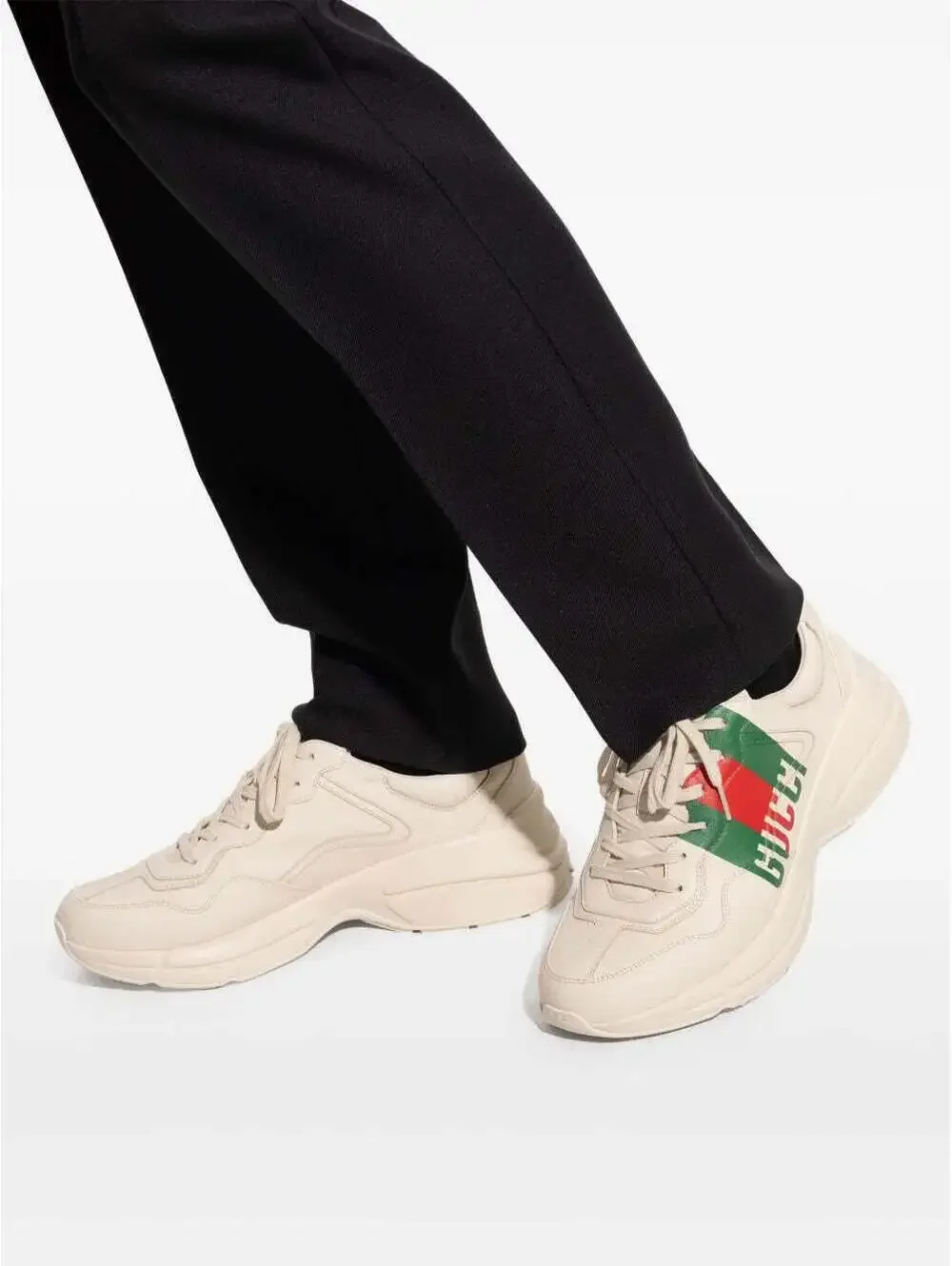Gucci Rhyton Web Sneakers(PLEASE REQUEST YOUR SIZE BEFORE PURCHASING)